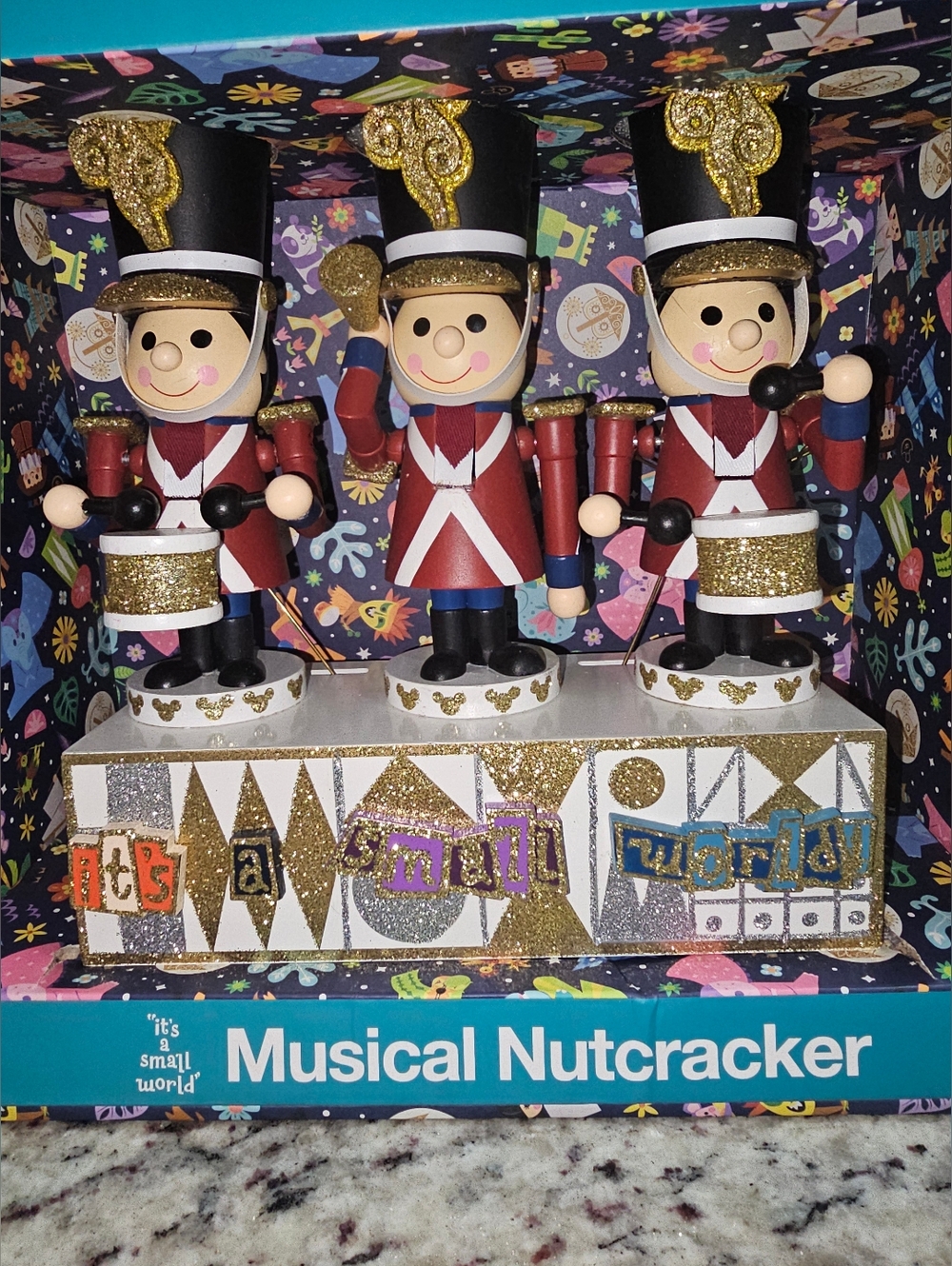 🎄Disney Musical Nutcracker It's A Small World NEW IN BOX - Picture 2 of 6
